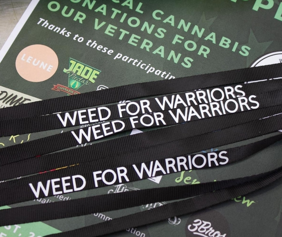 Weed for Warriors Lanyards